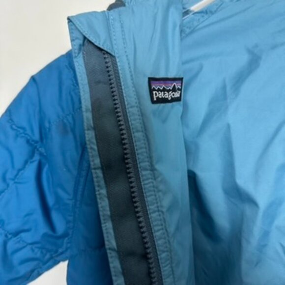 Patagonia Reversible Insulated Bunting Suit in blue 5T - Picture 5 of 9